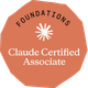 Claude Certified Associate – Foundations badge